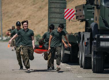 Подростки из пяти регионов приняли участие в смене «Время юных героев» в Чечне