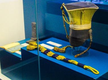 Инструктор и курсанты Центра «ВОИН» посетили выставку о Бородинском поле в Кузбассе.