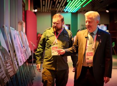 Виктор Водолацкий оценил «Зал ВОИНской славы» на Всероссийском патриотическом форуме