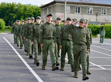 Вторая смена «Время юных героев» Центра «ВОИН» стартовала в Кузбассе