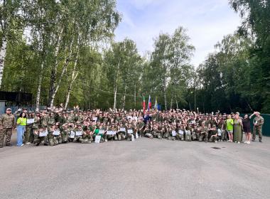 Вторая смена «Время юных героев» Центра «ВОИН» завершилась в Татарстане