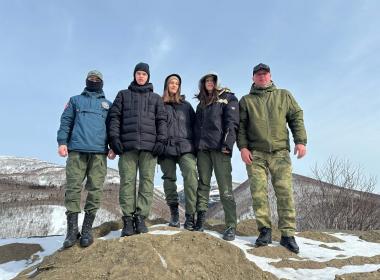 Курсанты Центра «ВОИН» покорили вершину горы «Лягушка» на Сахалине