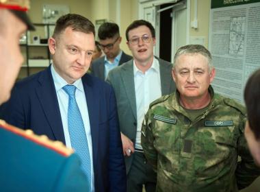 Первый заместитель Министра просвещения России Александр Бугаев посетил волгоградский филиал Центра «ВОИН»