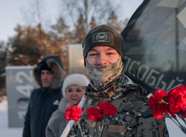 Курсанты и инструкторы Центра «ВОИН» почтили память павших солдат